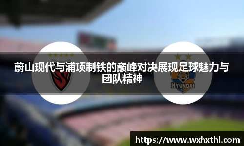 蔚山现代与浦项制铁的巅峰对决展现足球魅力与团队精神